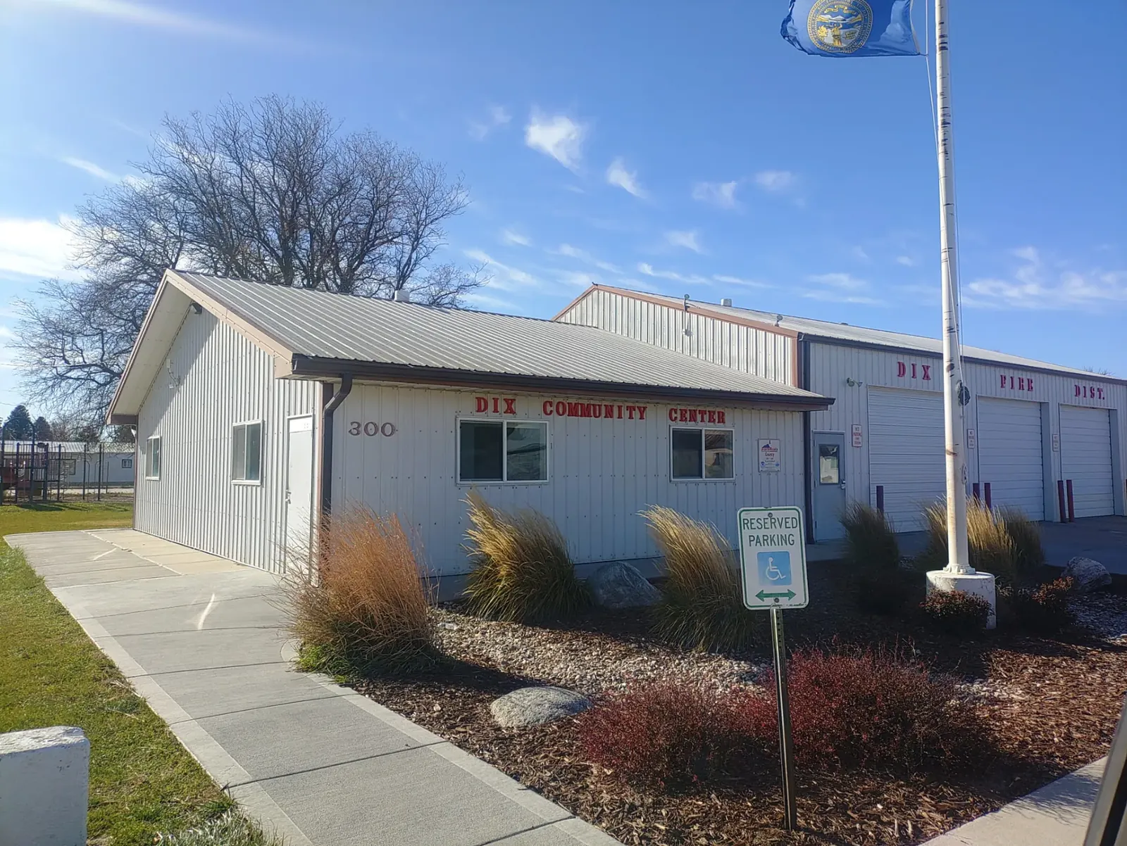 Dix Community Center and fire station
